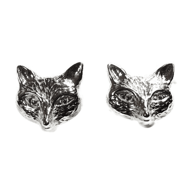 fox  head stud shiny